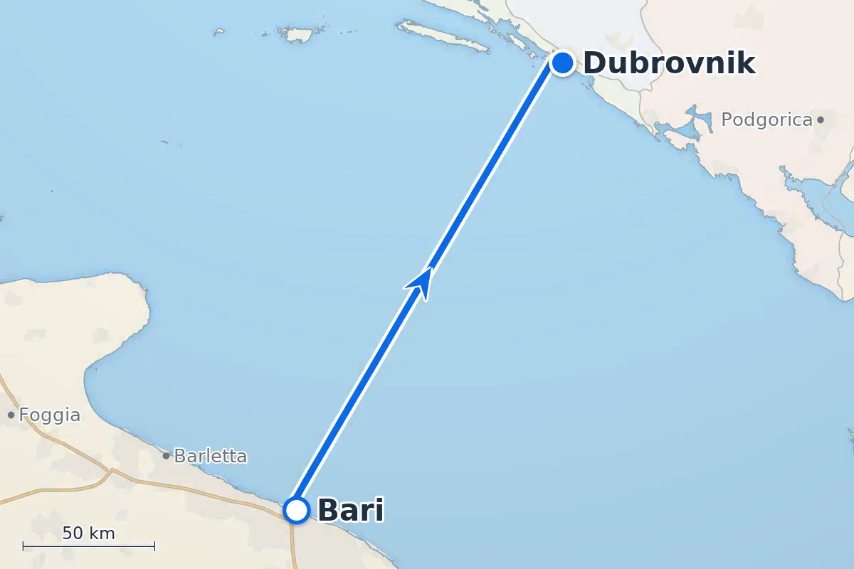 Bari - Dubrovnik